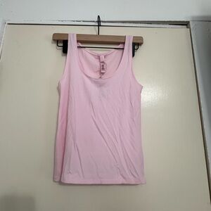 SKIMS Light Pink Scoop Neck Tank Top